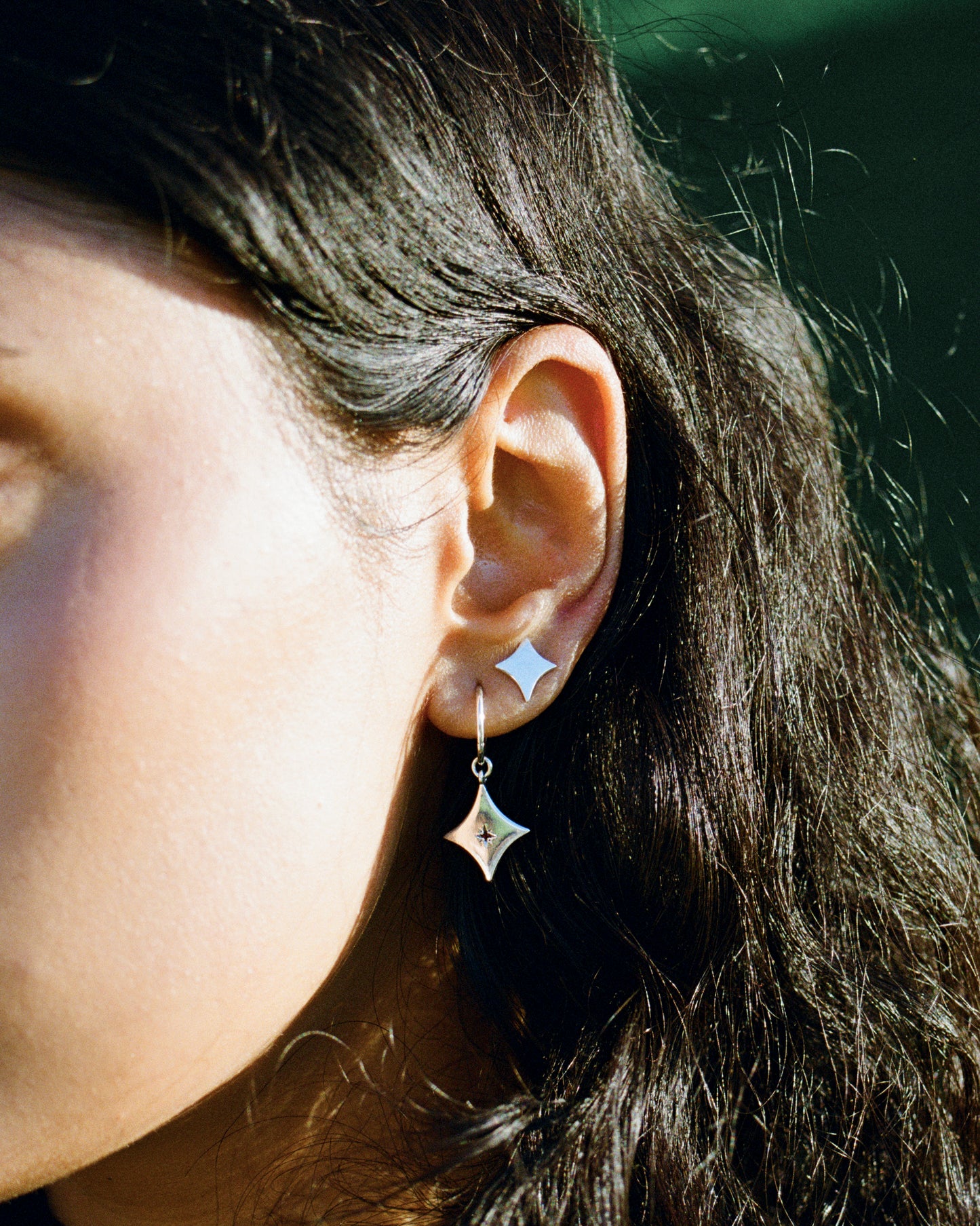 Garnet Sparkle Earrings
