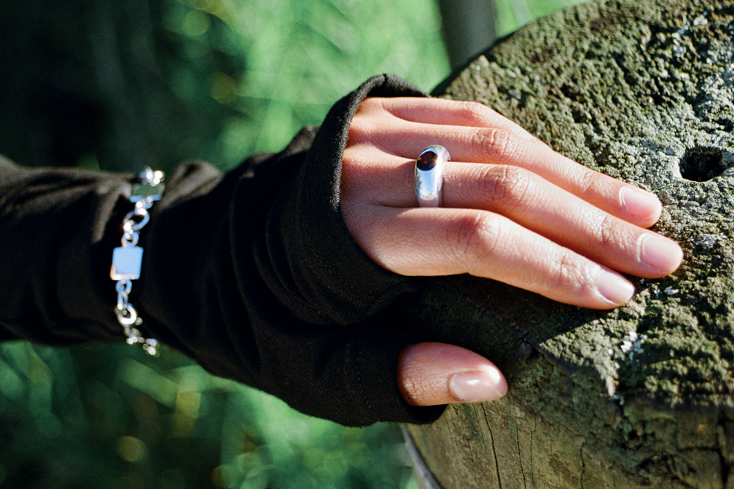 Garnet Arch Ring