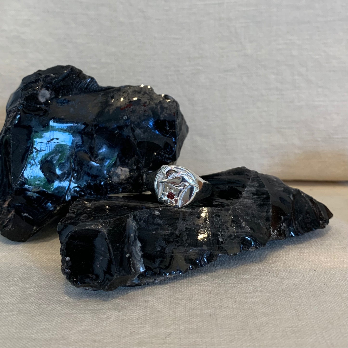 Garnet Layered Signet