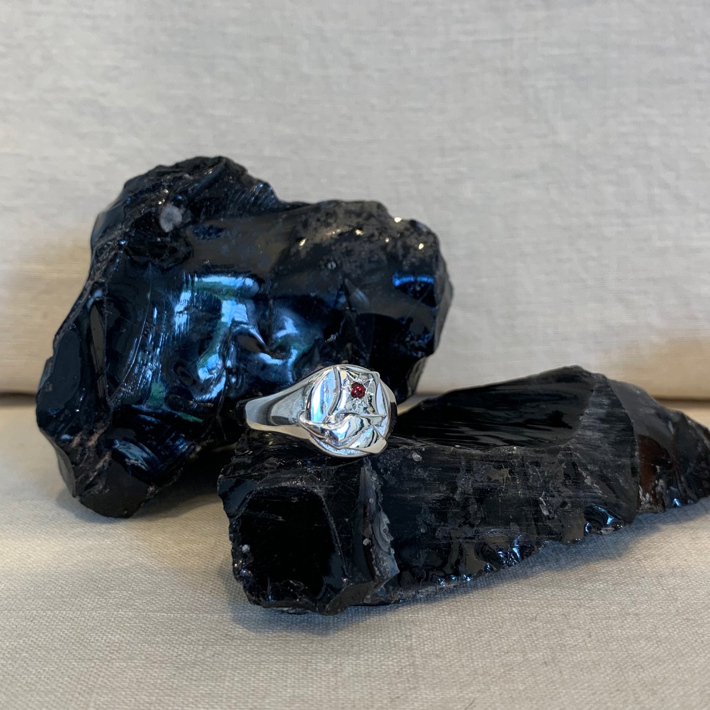 Garnet Layered Signet