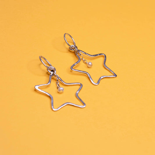 Star Pearl Earrings