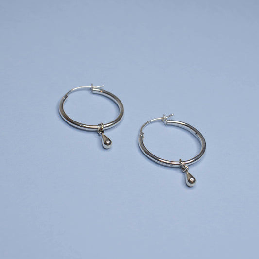 Teardrop Hoop Earrings