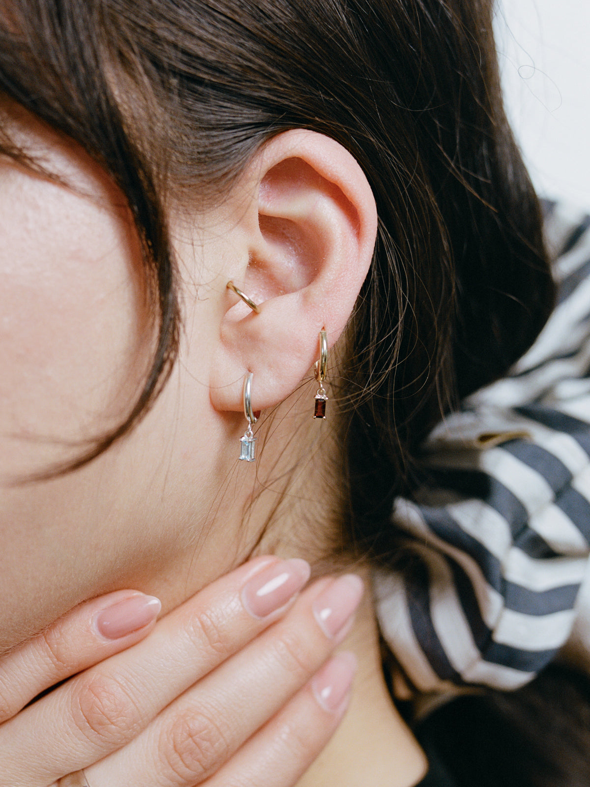 Scar Huggie Earrings
